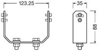 Halter Scheinwerfer Arbeitsscheinwerfer, Bild 2