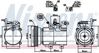 Kompressor Klima Klimaanlage Klimakompressor, Bild 7