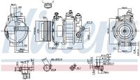 Kompressor Klima Klimaanlage Klimakompressor, Bild 5