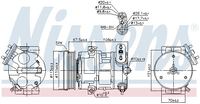 Kompressor Klima Klimaanlage Klimakompressor, Bild 5