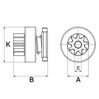 Freilaufgetriebe Starter Anlasser, Bild 6