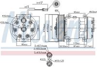 Kompressor Klima Klimaanlage Klimakompressor, Bild 5