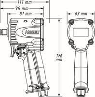 Schlagschrauber Druckluft, Bild 11