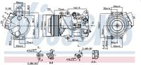 Kompressor Klima Klimaanlage Klimakompressor, Bild 5