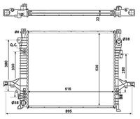 Kühler Wasserkühler Motorkühler, Bild 5