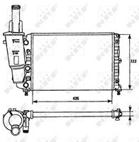 Kühler Wasserkühler Motorkühler, Bild 4