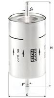 Kraftstofffilter Kraftstoff Filter, Bild 2