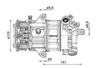 Kompressor Klima Klimaanlage Klimakompressor, Bild 11