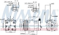 Kompressor Klima Klimaanlage Klimakompressor, Bild 7