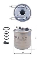 Kraftstofffilter Kraftstoff Filter, Bild 1