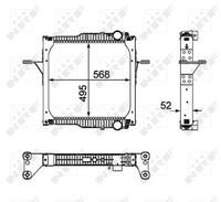 Kühler Wasserkühler Motorkühler, Bild 5