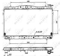 Kühler Wasserkühler Motorkühler, Bild 5