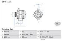 Lichtmaschine Generator