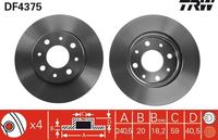 Bremsscheiben Bremsbeläge Set Vorne, Bild 1