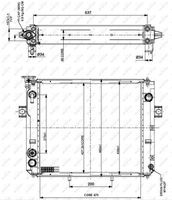 Kühler Wasserkühler Motorkühler, Bild 5
