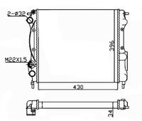 Kühler Wasserkühler Motorkühler, Bild 5