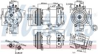 Kompressor Klima Klimaanlage Klimakompressor, Bild 7
