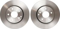 Bremsscheiben Bremsbeläge Set Vorne, Bild 1