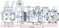 Kompressor Klima Klimaanlage Klimakompressor, Bild 5