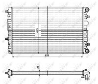 Kühler Wasserkühler Motorkühler, Bild 5