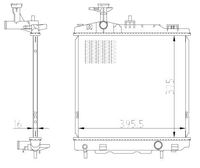 Kühler Wasserkühler Motorkühler, Bild 5