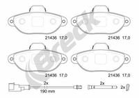 Bremsbelag Satz Bremsscheibe Scheibenbremse