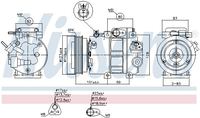 Kompressor Klima Klimaanlage Klimakompressor, Bild 5