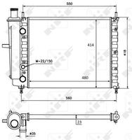 Kühler Wasserkühler Motorkühler, Bild 5
