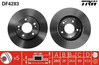 Bremsscheiben Bremsbeläge Set Vorne, Bild 1