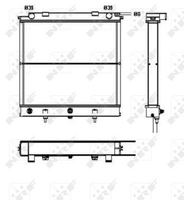Kühler Wasserkühler Motorkühler, Bild 5