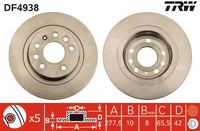 Bremsscheiben Bremsbeläge Set Hinten, Bild 1