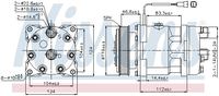 Kompressor Klima Klimaanlage Klimakompressor, Bild 5