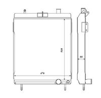 Kühler Wasserkühler Motorkühler, Bild 5