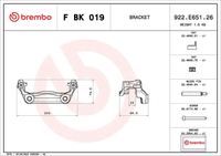 Bremssattel BremszangeHaltersatz