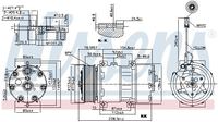 Kompressor Klima Klimaanlage Klimakompressor, Bild 5