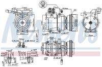 Kompressor Klima Klimaanlage Klimakompressor, Bild 10