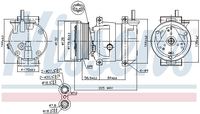 Kompressor Klima Klimaanlage Klimakompressor, Bild 7