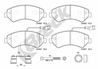 Bremsbelag Satz Bremsscheibe Scheibenbremse