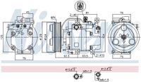 Kompressor Klima Klimaanlage Klimakompressor, Bild 6