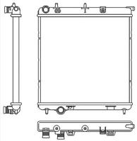 Kühler Wasserkühler Motorkühler, Bild 5