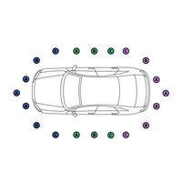 Set: 2 × Parksensor