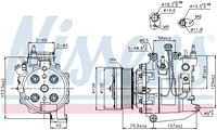 Kompressor Klima Klimaanlage Klimakompressor, Bild 7