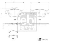Bremsbelag Satz Bremsscheibe Scheibenbremse, Bild 2
