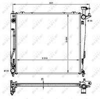 Kühler Wasserkühler Motorkühler, Bild 5