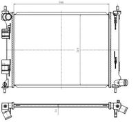 Kühler Wasserkühler Motorkühler, Bild 5