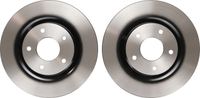 Bremsscheiben Bremsbeläge Set Vorne, Bild 1