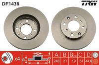 Bremsscheiben Bremsbeläge Set Vorne, Bild 1