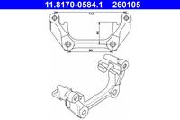 Halter Bremssattel Bremszange, Bild 26