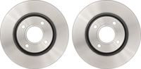Bremsscheiben Bremsbeläge Set Vorne, Bild 1