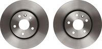 Bremsscheiben Bremsbeläge Set Vorne, Bild 1